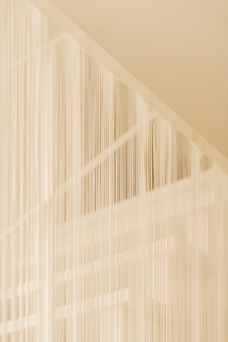 糸カーテンのディテール