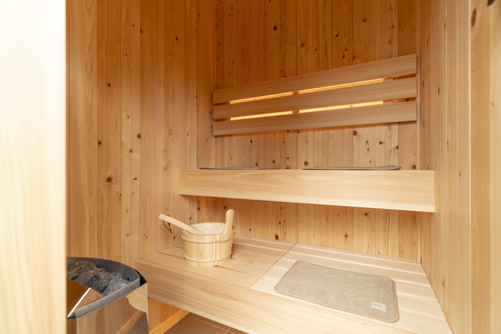 静謐なサウナ空間